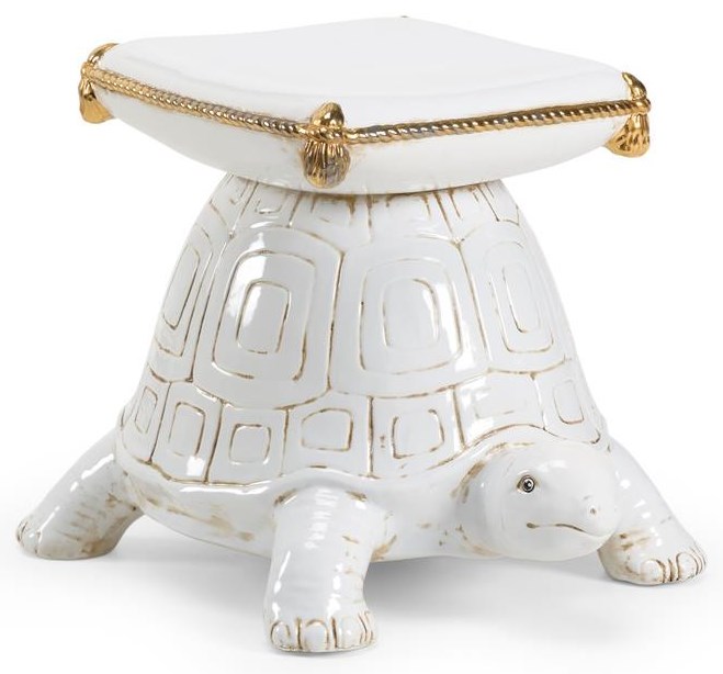 Chelsea House Benches and Stools CHEL-383856 Turtle Garden Seat